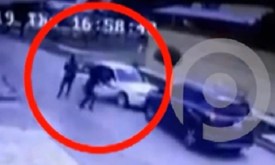 Los atracadores se llevaron 100 mil dólares/Foto. Captura de pantalla