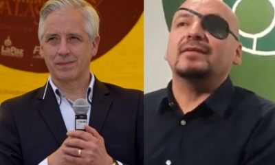 Álvaro García Linera y David Tezanos/Foto. Kandire