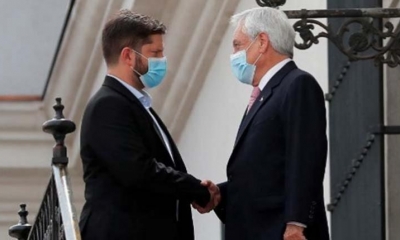 Los presidentes electo y saliente de Chile, Gabriel Boric y Sebastián Piñera. | AFP