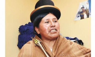 La exejecutiva departamental de “Bartolinas”, Felipa Huanca. | Archivo