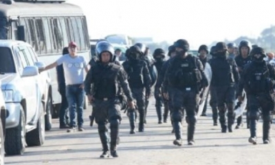 La Policía desbloqueó algunas zonas/Foto. RRSS
