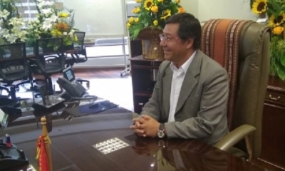 El ministro de Economía, Luis Arce