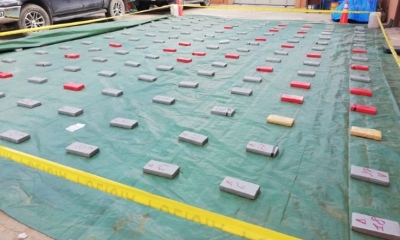 161 kilos de clorhidrato de cocaína en cercanías al municipio de Puerto Siles/Foto. MG