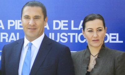 Martha Erika Alonso, gobernadora de Puebla, y de su esposo, Rafael Moreno Valle/Foto.RRSS