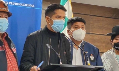 El presidente del Senado, Andrónico Rodríguez. | Captura de video