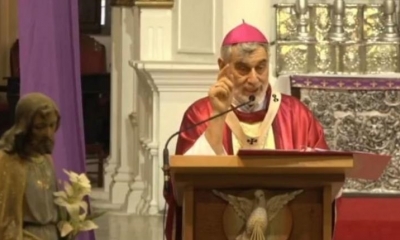 La homilía del Arzobispo de Santa Cruz, Mons. Sergio Gualberti, | Cortesía