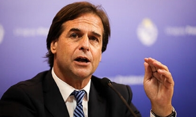 El presidente de Uruguay, Luis Lacalle Pou.