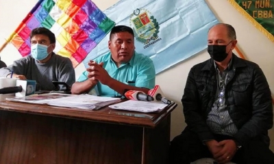 Conferencia de Fedjuve contra avasalladores.