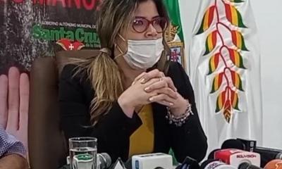 Funcionaria de la Alcaldía de Santa Cruz, este lunes
