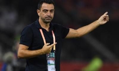 El técnico del Barcelona, Xavi Hernández