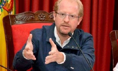 Adrián Oliva, Gobernador de Tarija/Foto. RRSS