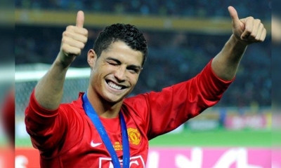 Cristiano Ronaldo, con la camiseta de Manchester United (archivo). | EFE