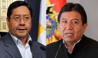 Luis Arce y David Choquehuanca