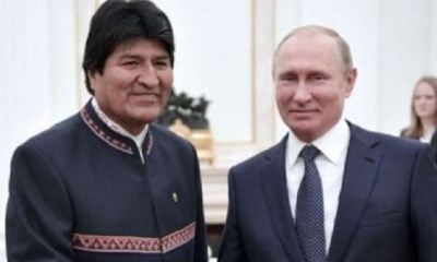 Evo Morales y Vladimir Putin/Foto. RRSS