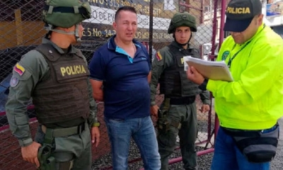 La extradición de Carlos Alberto Salazar era solicitada por un tribunal de Estados Unidos. | Fuente: EFE | Fotógrafo: Police of Colombia