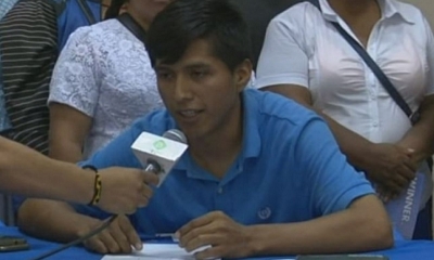 Representante de las seis Federaciones del Trópico de Cochabamba, Andrónico Rodríguez