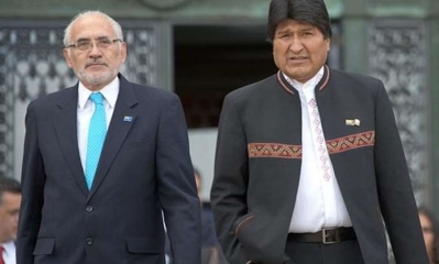 Carlos Mesa y Evo Morales
