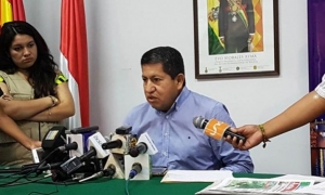 El ministro de Hidrocarburos, Luis Alberto Sánchez. 