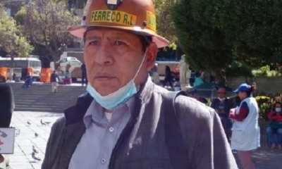 El presidente de Ferreco, Eloy Sirpa. Foto: ABI.