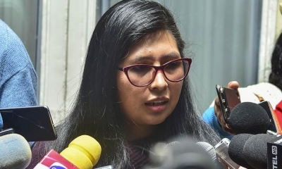 Presidenta de la Cámara de Senadores, Eva Copa. | APG
