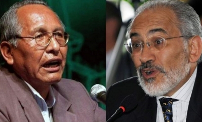 Víctor Hugo Cárdenas y Carlos Mesa