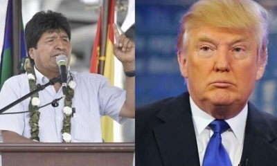 Evo Morales y Donald Trump. Foto: Internet