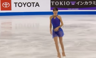 Así patinó la joven/Foto. Captura de pantalla