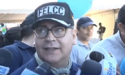Jhonny Aguilera, director de la FELCC de Santa Cruz/Foto. Captura de pantalla
