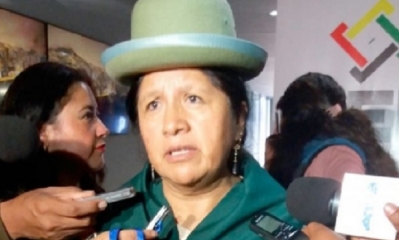 Maria Eugenia Choque, presidenta del TSE/Foto. RRSS