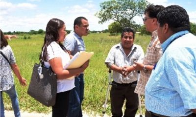 Se realizó una inspección a los terrenos