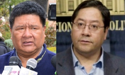 Sergio Choque y Luis Arce/Foto. Kandire