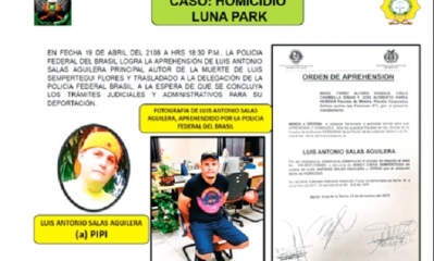 Luis Antonio Salas está detenido en Brasil, mientras que se tramita su expulsión a Bolivia para su proceso. Foto: El Deber