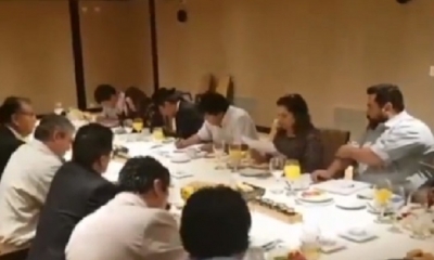 Así se desarrolló la reunión en Buenos Aires/Foto. Captura de pantalla