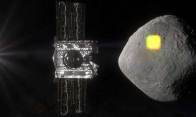 lustración de la sonda OSIRIS-Rex. | Fuente: NASA