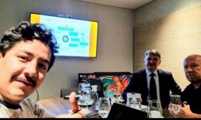 Arce Mosqueira, supuestamente con Uranium Group. | RRSS