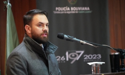 El ministro de Gobierno, Eduardo Del Castillo