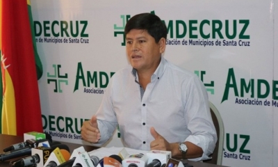 El presidente de la Asociación de Municipios de Santa Cruz (Amdecruz), Rodolfo Vallejos