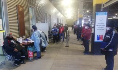 Complejo fronterizo Tambo Quemado-Chungara, donde se toman las pruebas anticovid el lunes