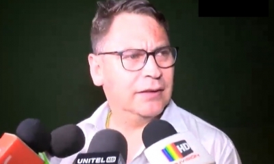 Jhonny Aguilera, director de la FELCC de Santa Cruz/Foto. Kandire