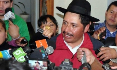 El gobernador de Chuquisaca, Esteban Urquizu