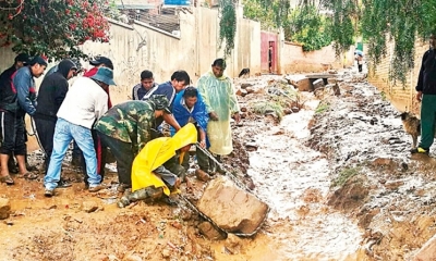 Pobladores de varias comunidades de la región del trópico pasaron una Navidad en medio del agua