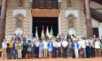 Bolivia los recibe con brazos abiertos dijo el mandatario/Foto. RRSS