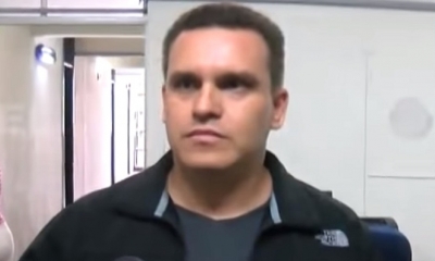 Robin Justiniano, quedó aprehendido después de su declaración/Foto. Kandire