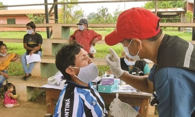 Medicos toman pruebas para detectar casos positivos 