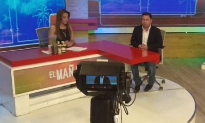 El ministro participo de varias entrevistas/Foto. RRSS