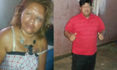 El hombrea la golpeó cuando ella fue a visitarlo/Foto. Kandire
