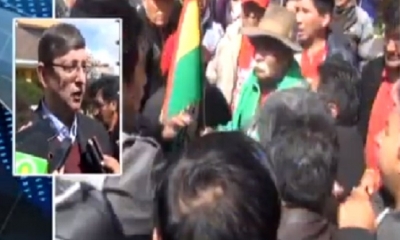 En El Alto, hubo amagues de enfrentamientos/Foto. Captura de pantalla