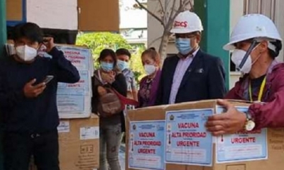 Las vacunas serán para los adultos mayores/Foto. ABI