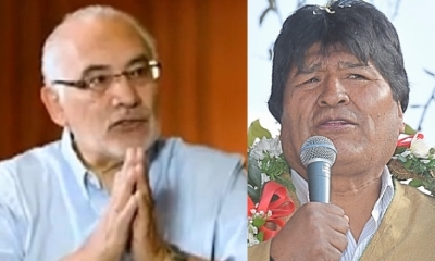 Carlos Mesa y Evo Morales/Foto. Kandire