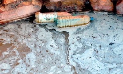 El lago Poopó sufre contaminación/Foto. RRSS